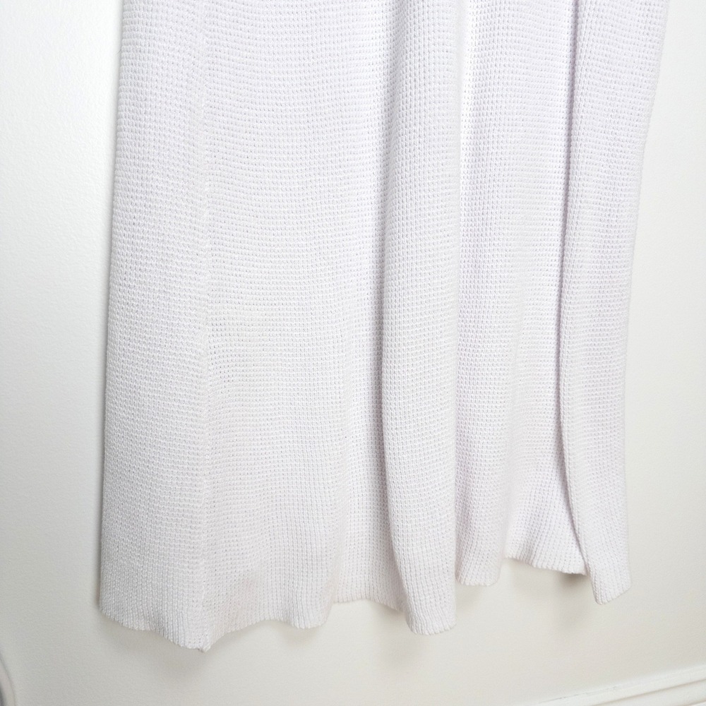 Legoe Heritage Sabine Dress White Cotton Waffle Knit Maternity Maxi Large L - Picture 9 of 14